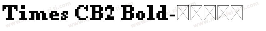 Times CB2 Bold字体转换